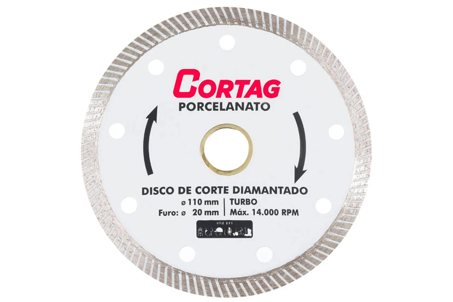 Imagem do produto Disco Diamantado Porcelanato 110mm